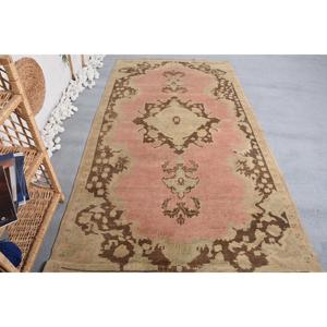 พรมขนาด 4.2x7.8 ฟุต, พรมตุรกี, พรมลายเรขาคณิตสีเบจ - Product Image 1