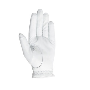 Canleo-guantes de Golf de cuero con embalaje, manoplas de mano izquierda, manoplas transpirables antideslizantes con logotipo personalizado OEM - Product Image 5