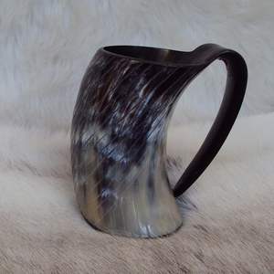 Hot Viking Drinking Buffalo Horn Mug Tasses en céramique Vaisselle Article Artisanat pour l'Inde avec emballage gratuit - Product Image 5