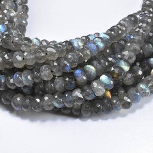 Cuentas de Labradorita Facetada AA de 6 mm, Hilo de 13 Pulgadas para Diseño de Collar o Pulsera, Uso Diario - Product Image 2