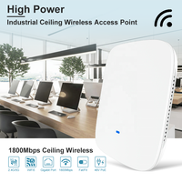 Punto de acceso inalámbrico de techo industrial de alta potencia Velocidad de Wi-Fi de 1800Mbps Más de 2 radios Punto de acceso inalámbrico de techo para exteriores