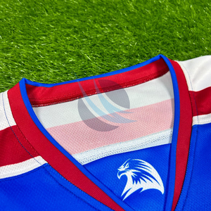 Nouveau style OEM personnalisé, maillots de hockey sur glace en polyester à sublimation personnalisée pour joueurs professionnels, séchage rapide, respirant, unisexe, personnalisé - Product Image 4