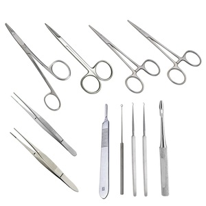 ชุดเจาะผิวหนังทำจากสเตนเลสด้วยตนเองจำนวน11ชิ้นสำหรับการผ่าตัดในการกำจัดเยื่อหุ้มปอดและกระดูก - Product Image 6