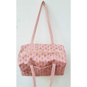 Sac de sport en coton biologique de grande capacité personnalisable, élégant, écologique et durable, imprimé pour week-end pour portable - Product Image 5