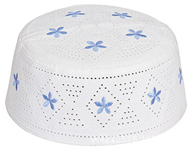 Gorros musulmanes de calidad premium para hombres oración musulmana tejida islámica musulmana Kufi tartán diseño oración gorras al por mayor - Product Image 4