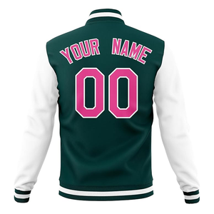Blouson de baseball universitaire personnalisé pour hommes, femmes et jeunes Vestes Letterman cousues Logo personnalisé avec nom et numéro Grande taille - Product Image 2
