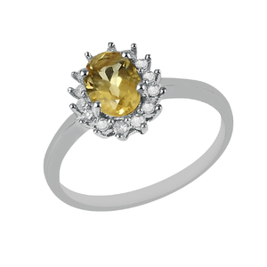 Bijoux fins de luxe, argent sterling 925, améthyste naturelle, bague halo multi-pierres précieuses en zircon pour femmes et filles, fête, mariage - Product Image 6