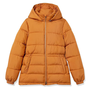 Blouson matelassé en toile de haute qualité pour femme, nouveau design, tendance, respirant, écologique, imperméable, teinture unie, traitement direct du matériau brut - Product Image 5