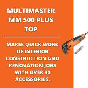 Herramienta Eléctrica Oscilante Multifunción de 350W con Montura StarlockPlus para Construcción y Renovación Interior Versátil - Product Image 5