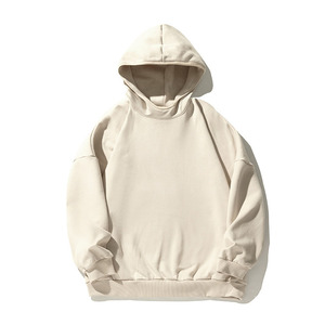 Sweat à capuche unisexe pour homme, de haute qualité, en molleton de coton épais, coupe oversize, personnalisable, écologique et respirant, idéal pour l'hiver - Product Image 3