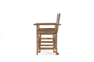Chaise de réalisateur conçue avec un cadre pliable, un siège en tissu durable et un support pour les accoudoirs, adaptée aux événements en plein air et aux tournages de films. - Product Image 4