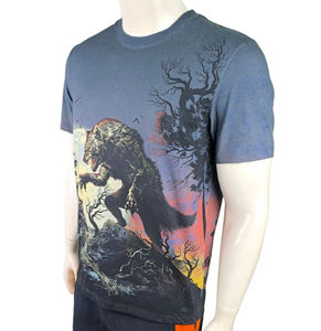 Camiseta Casual de Manga Corta para Hombre de Calidad Premium, 100% Algodón, Cuello Redondo, Corte Regular, Estampado Digital Sólido, Transpirable, Anti-Pilling - Product Image 4