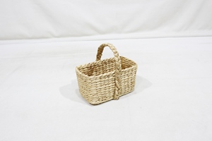 Panier de pique-nique miniature mignon en coton 100% écologique tissé à la main Artex Dong Thap avec poignée - Product Image 3