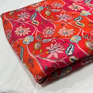 ผ้าฝ้ายโพลีเอสเตอร์พิมพ์ด้วยมือสำหรับเสื้อผ้าและกระเป๋าของผู้หญิง - Product Image 6