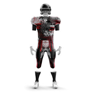 ชุดเสื้อเจอร์ซีย์ฟุตบอลอเมริกันผ้าโพลีเอสเตอร์100% ระบายอากาศได้ดีแห้งเร็วพิมพ์ลายอากรจัดส่งฟรี - Product Image 4