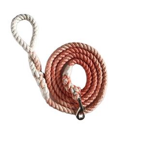 Handmade Customized Dog Leash Strong Durable Leather Rope Lead Best Price Outdoor Wholesaler <b>Slip</b> Rope Leashes Manufacturer - Product Image 1