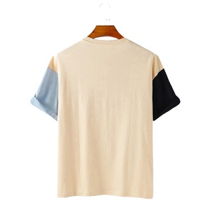 T-shirt décontracté pour homme avec logo personnalisé, 220 grammes, 100% coton, coupe classique, impression sérigraphique, col rond, respirant et confortable - Product Image 2