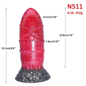 Großhandel Turm geformter großer Anal Dildo heißer künstlicher Penis für Frau Masturbation Silikon Analsex-Spielzeug für Mann Frau - Product Image 2