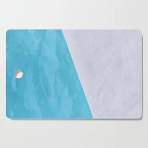 Planche à découper en émail faite à la main avec motif de marbre tourbillonnant pour la maison ou l'hôtel Planches à fromage en texture de marbre - Product Image 1