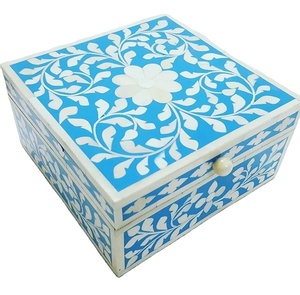 กล่องเครื่องประดับเรซิ่น & ฝังกระดูกสำหรับตกแต่งโต๊ะและของขวัญ - Product Image 1