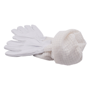 Gants pour apiculteurs Ultra Mesh Filet de ventilation à trois couches Protégez vos mains Gants d'apiculture en peau de chèvre entièrement ventilés OEM - Product Image 3