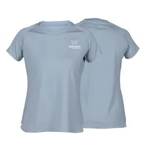 เสื้อยืดสำหรับผู้หญิงเสื้อยืดพิมพ์ลายโลโก้ออกแบบได้ตามต้องการสำหรับทุกเพศ - Product Image 1