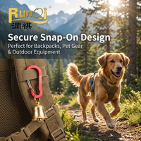 Clochettes en laiton personnalisées avec accessoires sur mesure - Mousqueton pivotant durable - Clochettes pour collier de chien et traceur GPS OEM ODM