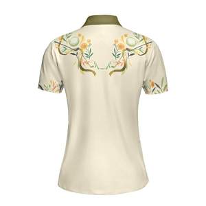 Polo de Mujer Sublimado en Material Tejido, MOQ Bajo, Duradero, de Secado Rápido, Transpirable, Polo Sublimado Genuino para Mujer - Product Image 2