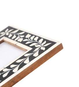 Accueil à la mode luxe artistique os incrustation bois cadres Photo Vintage personnalisé Design indien vente en vrac cadre Photo du fabricant - Product Image 2