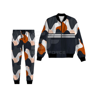 Chándal duradero de sublimación para hombre, tela de alta calidad para entrenamiento y calentamiento, chándal de sublimación para hombre con logotipo personalizado - Product Image 3