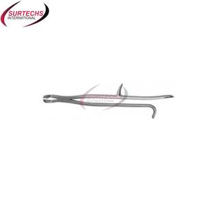 Fórceps de extracción dental de acero inoxidable para equinos veterinarios Surgicon, base al por mayor de instrumentos quirúrgicos, tapa de mandíbula superior - Product Image 5