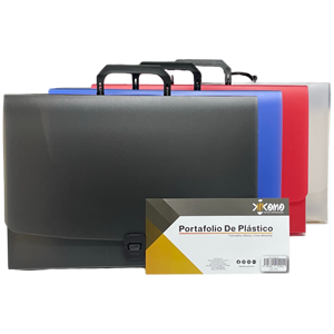 Porte-documents en plastique sans intercalaires, format légal, avec fermeture à pression - Product Image 4