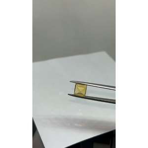 Citrino dorado natural de 7 mm, forma cuadrada, piedra preciosa suelta de la mejor calidad para la fabricación de joyas - Product Image 3