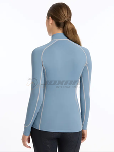 Couche de base équestre pour femmes à manches longues respirant à séchage rapide léger chemise d'équitation pour femmes couches de base d'équitation - Product Image 5