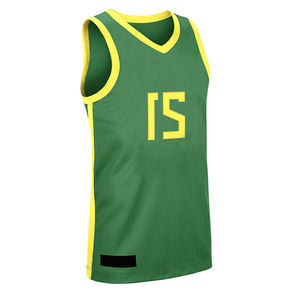 Maillots d'entraînement réversibles personnalisables par le fabricant pour les équipes scolaires, maillots de basket-ball sans manches, vente en gros de maillots de basket-ball - Product Image 5