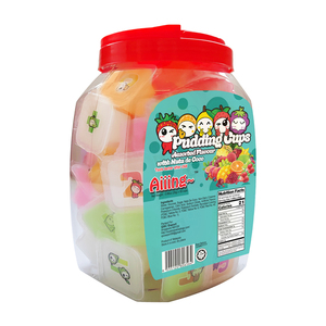 Aiiing cốc bánh pudding trái cây aiiing cốc bánh pudding nhỏ với NATA de Coco 25g x 50 cái x 6 lọ vải thiều xoài dâu mật ong <span class=keywords><strong>assor</strong></span> - Product Image 1