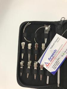 Kit d'outils d'extension de cheveux en acier inoxydable de qualité chirurgicale professionnelle pinces à deux trous pinces à ciseaux pour extensions de cheveux - Product Image 3