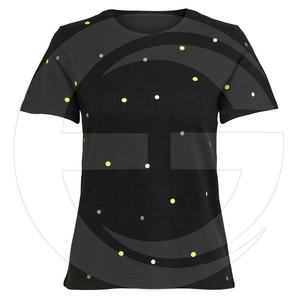 Camiseta de secado rápido 100% poliéster para mujer, camiseta informal de talla grande - Product Image 1