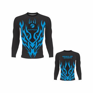 Rashguard de Bjj al por Mayor, Spandex, Impresión Personalizada, Personaliza Tu Propio Logotipo, Rashguard de Bjj con Impresión por Sublimación, Secado Rápido, Rashguard para Hombre - Product Image 3