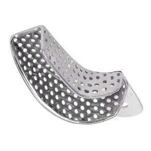 Plateaux d'empreintes dentaires en acier inoxydable allemand de meilleure qualité Plateaux d'empreintes de transformation de vernis miroir Plaques dentaires en métal Plats - Product Image 1