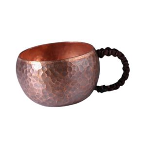 Elegante Taza de Cobre Martillado para Té y Café, Taza Tradicional de Moscow Mule - Product Image 3