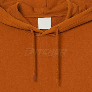 เสื้อฮู้ดผู้ชายผ้าฝ้าย100% สีทึบปรับแต่งได้สไตล์ไม่เหมือนใครสำหรับฤดูหนาว - Product Image 2