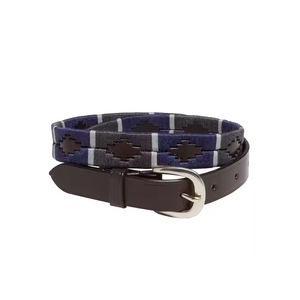 Cinturón deportivo con bordado de cuero de grano superior personalizable, hebilla de alfiler para hombre para ecuestre y Polo, suministros para montar a caballo - Product Image 4