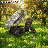 Dumper Elettrico Motorizzato Rhinoceros KS450E, Capacità di Carico 450kg, Attrezzo Professionale per Paesaggistica, Offerta Diretta dalla Fabbrica