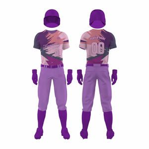 2026 uniformes de baseball à manches courtes pour hommes professionnels ensembles confortables et respirants disponibles - Product Image 2