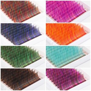 Cils individuels CharmLash de haute qualité, couleur naturelle BC, longueur mixte, couleur pastel naturelle, 28 rangées, plateau en bande - Product Image 5