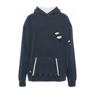 Respirant Made Men Distressed Hoodies 2024 Prix de vente entier Sweat à capuche en détresse pour hommes de haute qualité - Product Image 1