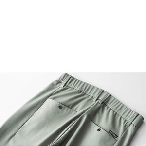 Pantalones de chándal impermeables transpirables ligeros de algodón informales para hombre, pantalones de chándal con cordón para otoño e invierno, bolsillos para gimnasio diario - Product Image 2