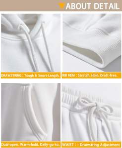 Ensemble survêtement homme personnalisé en polyester interlock 350GSM, sweat-shirt et jogging, impression réfléchissante, vert foncé uni, tenue d'hiver - Product Image 5