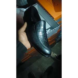 Men's High Quality Customized Cowhide Leather Shoes Fashionable Formal 'Chalice Design Painted Shirt' Comfortable Hot <b>Sales</b> - Product Image 4